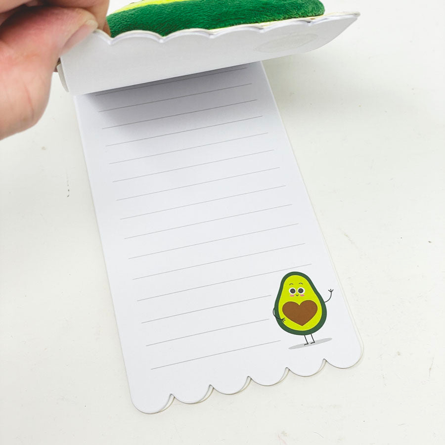 Plush Avocado Notebook