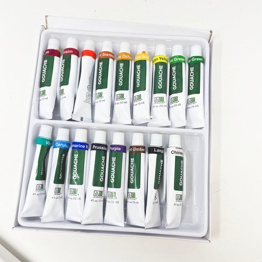 Art Advantage Gouache Paint Set 17 pcs.