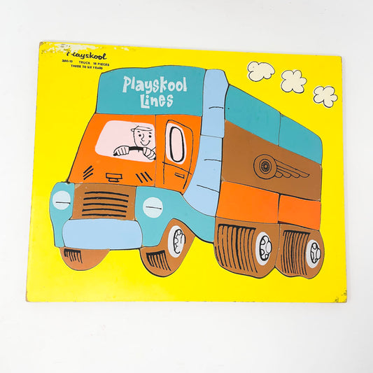 Playskool Wood Puzzle Truck