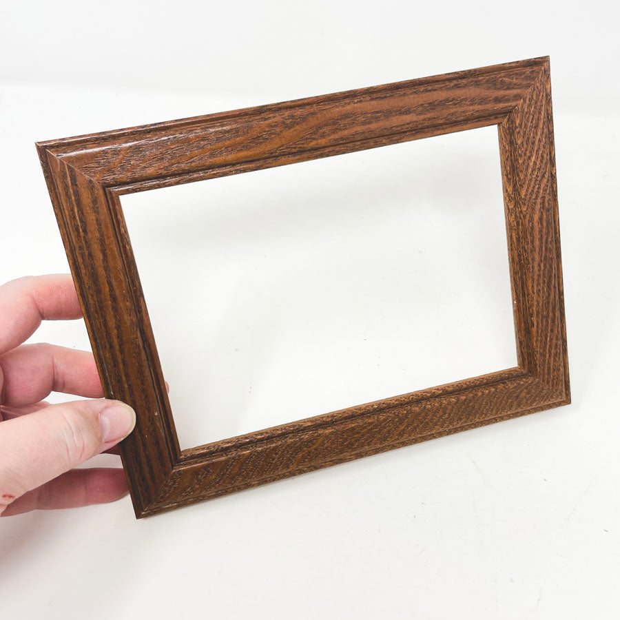 Small Wood Frame 4.5" x 6.5" - No Glass