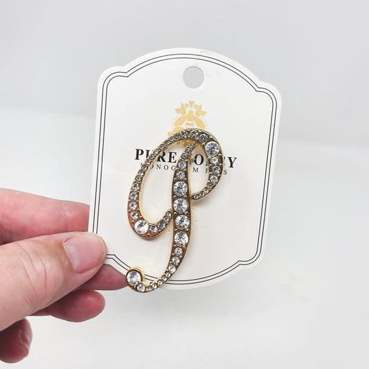 Pure Honey Monogram Pin - P