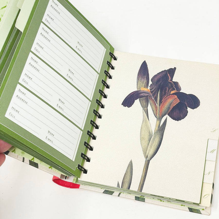 Floral Address Book