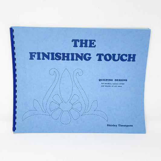 The Finishing Touch Quilting Designs Book