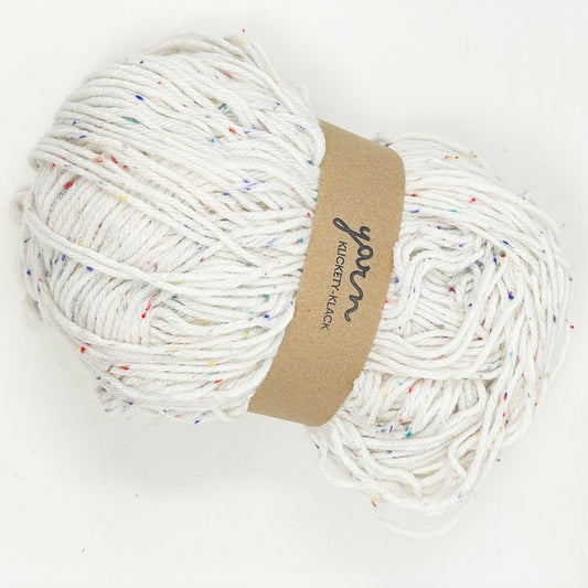 Tweedy Acrylic Yarn Skein Remnant