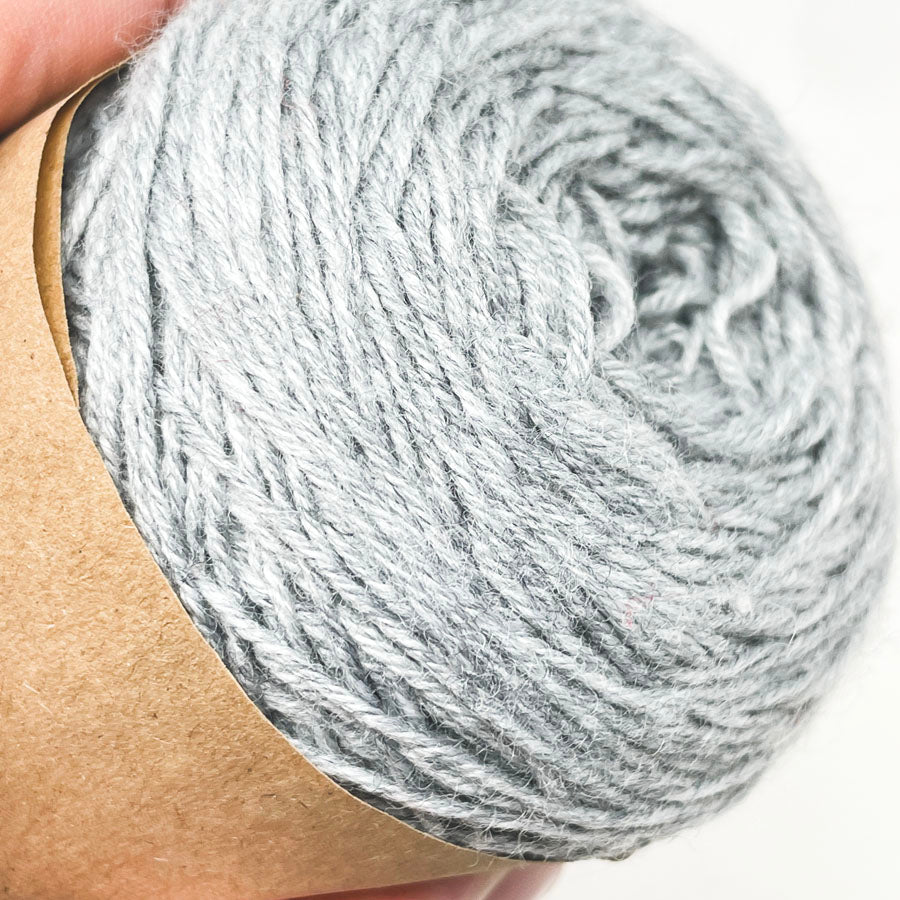 Gray Acrylic Yarn Cake