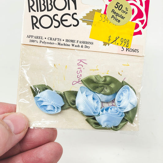 Offray Blue Ribbon Roses