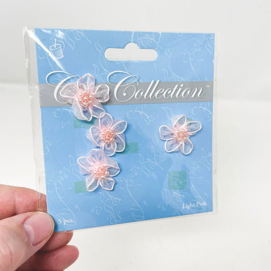 Casa Collection Pink Ribbon Flowers