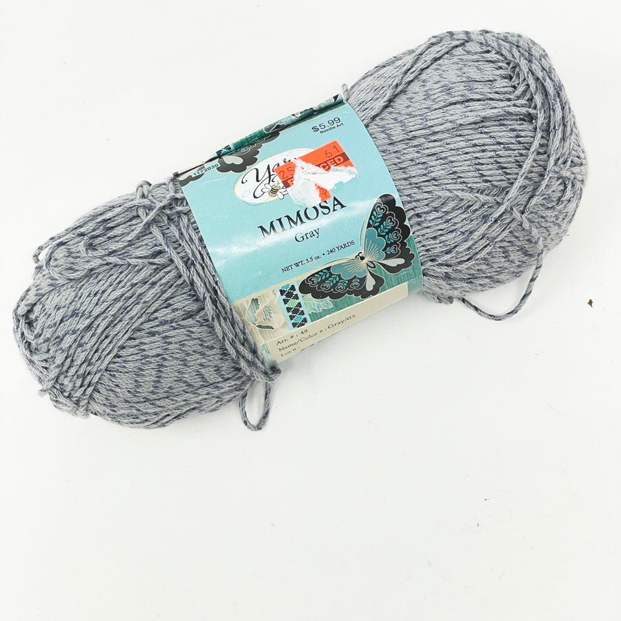 Mimosa Yarn Bee Gray Yarn Remnant