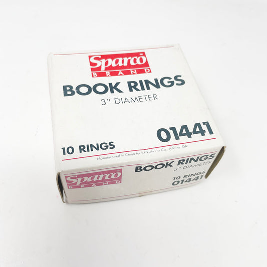 Sparco Brands 3" Metal Book Rings (8)