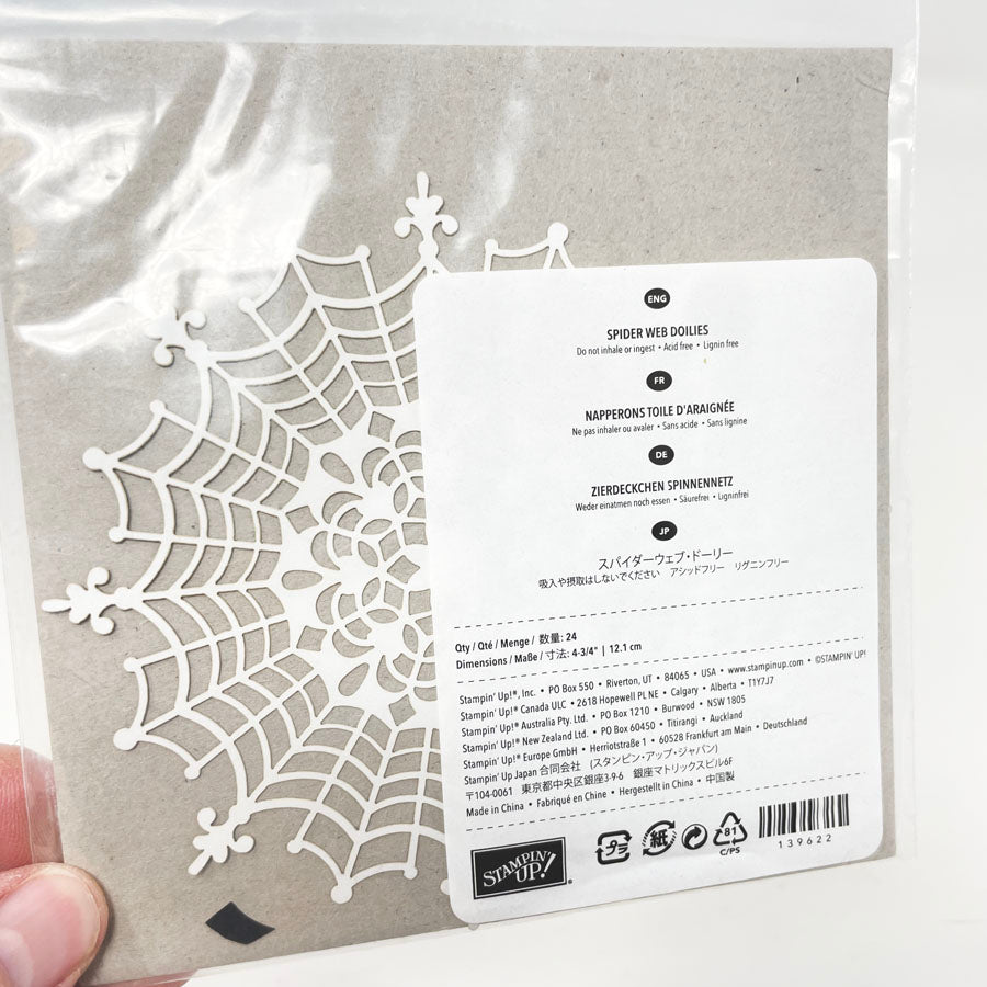 Spider Web Doilies Stampin' Up!