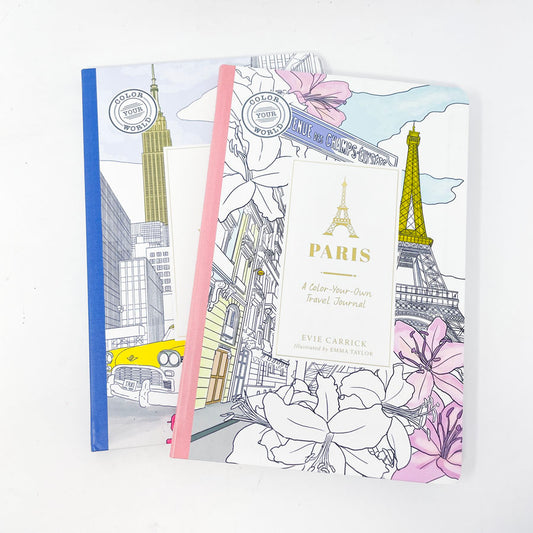 Color Your Own Travel Journals