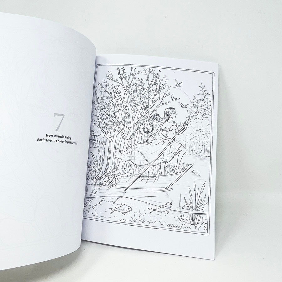 Colouring Heaven - Woodland Fairies Coloring Book