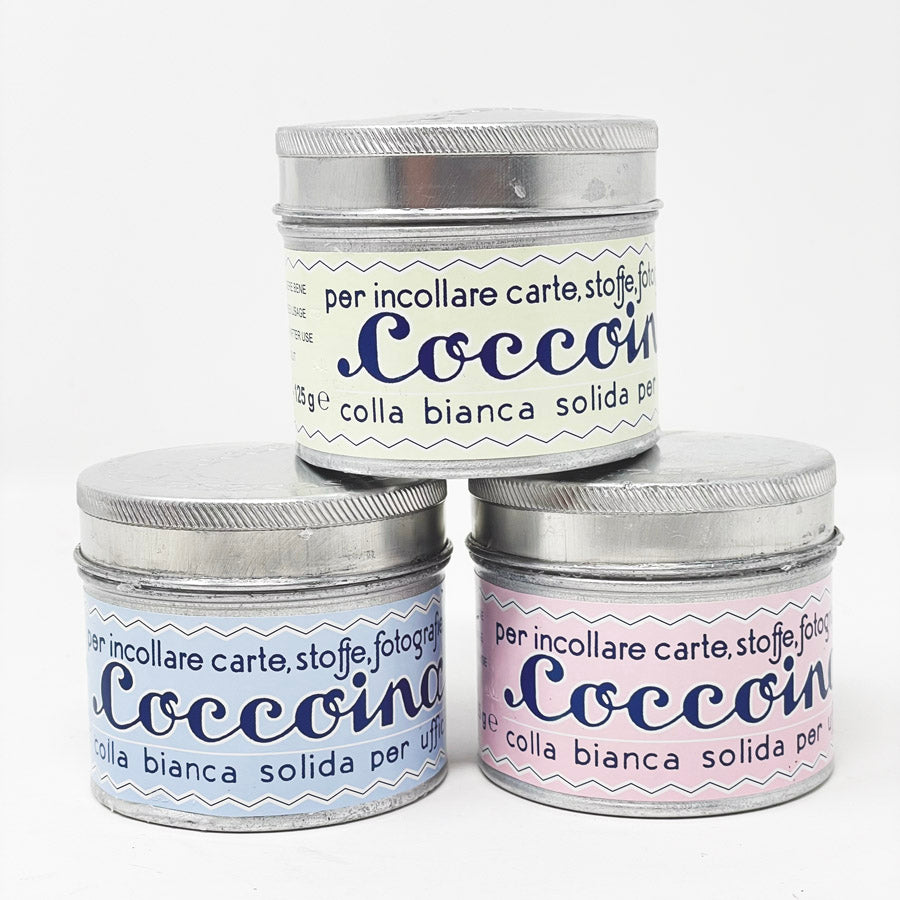 NEW // Coccoina Non-Toxic White Paste Tin with Brush - 4.4 Ounces (1)