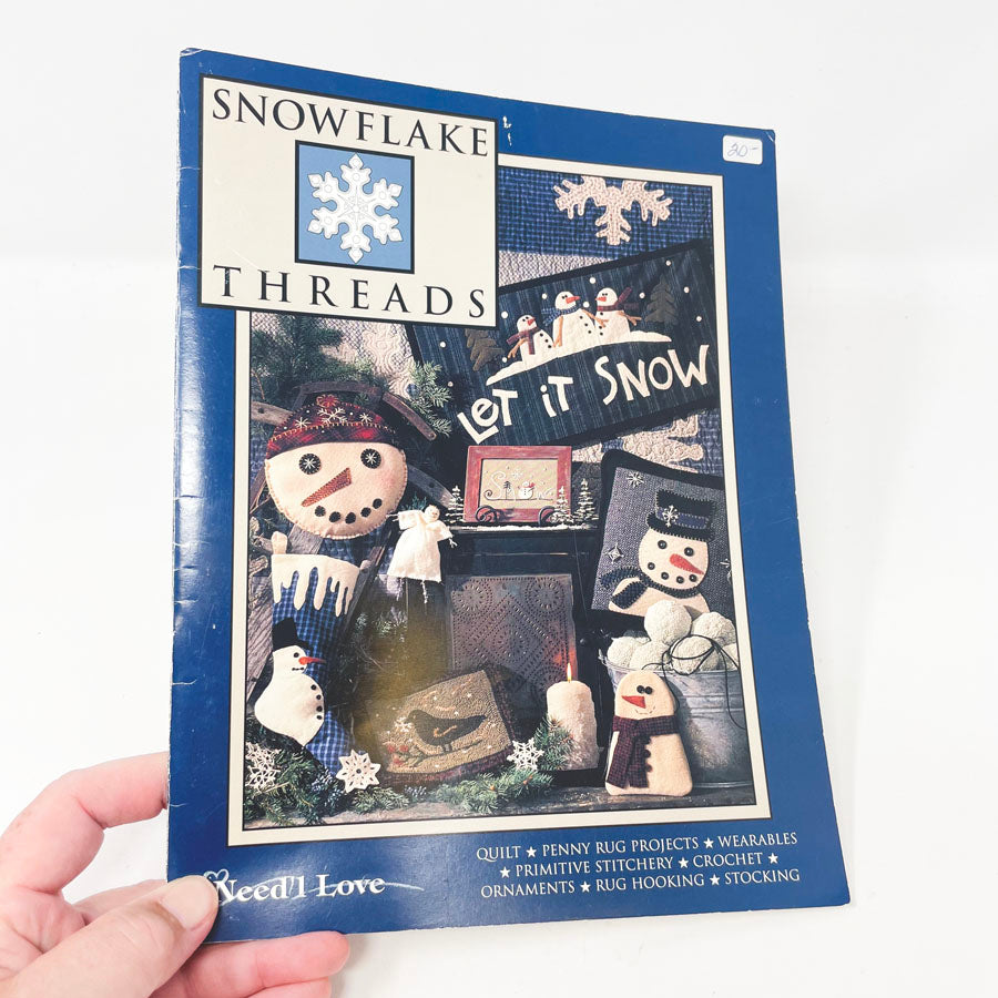 "Snowflake Threads" Sewing Project Book by Need'l Love