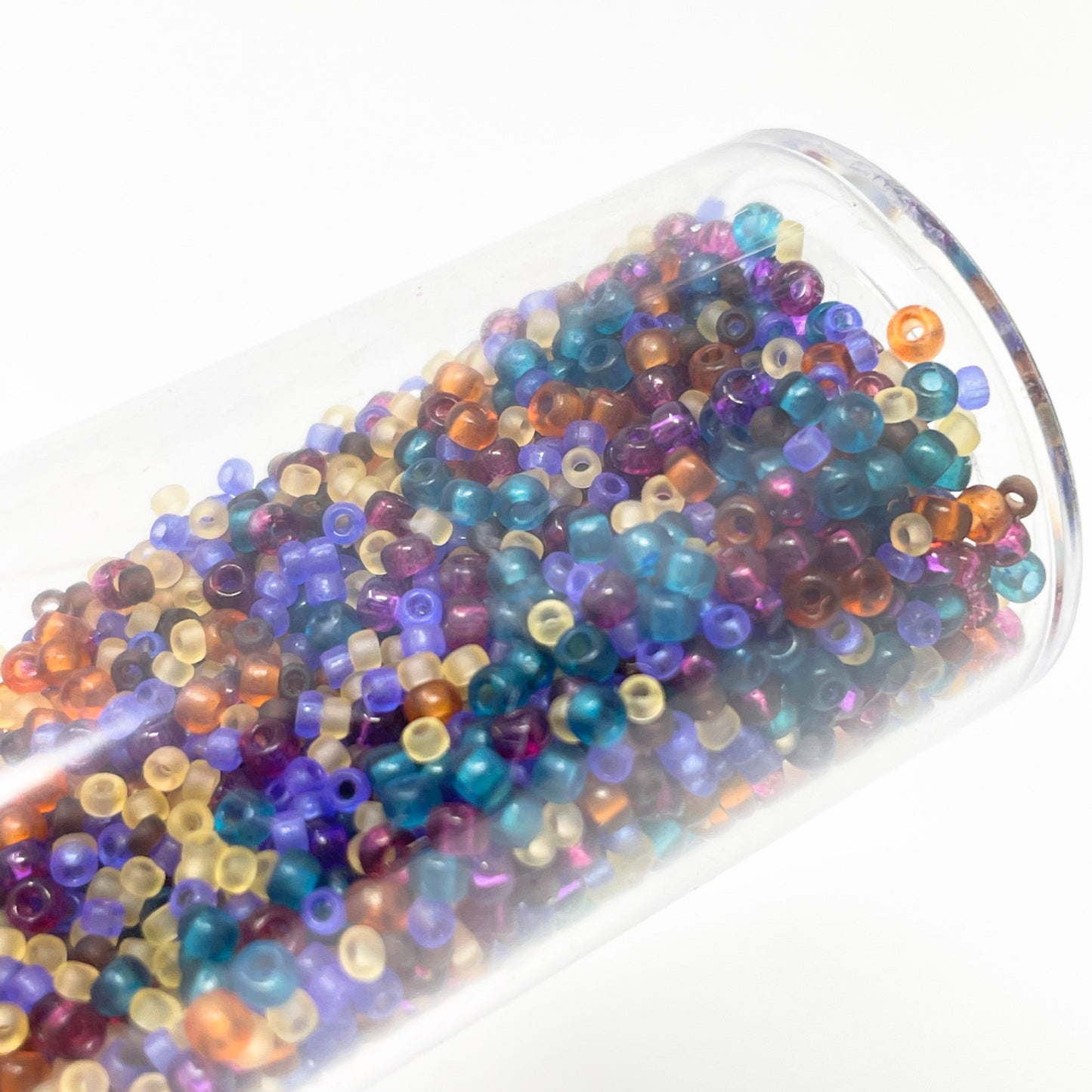 Multicolor Matte Finish Seed Bead - 22g