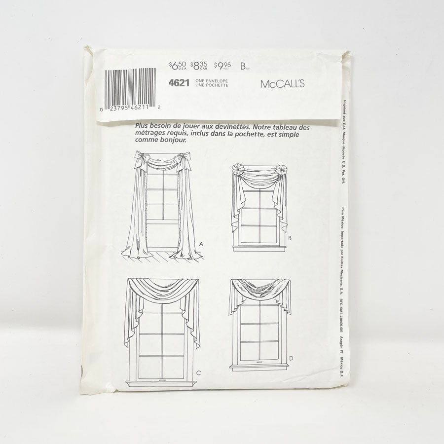 McCall's 4621 Sewing Pattern - Valance