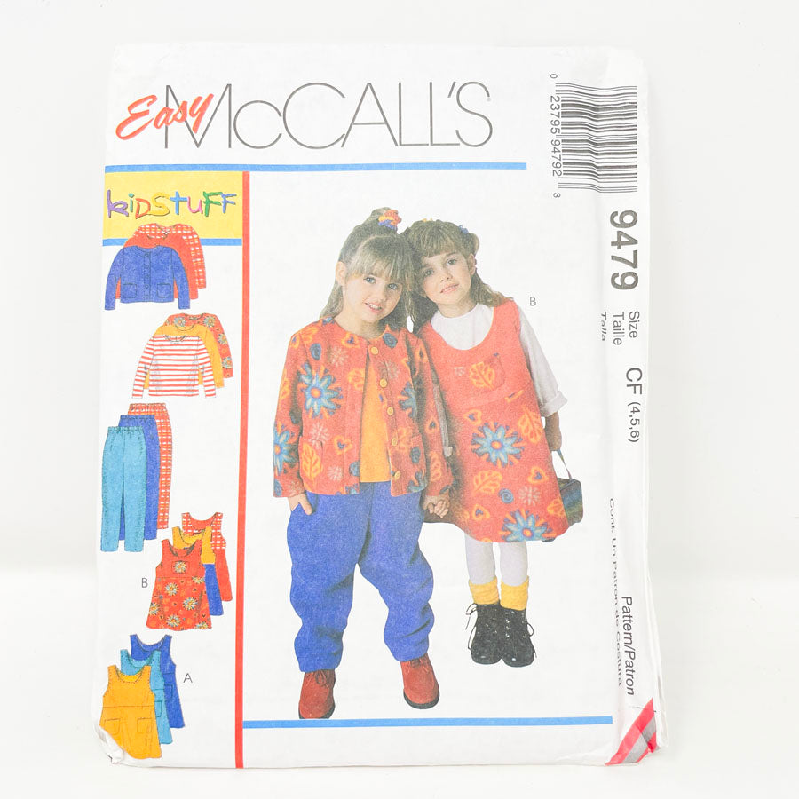 McCall's 9479 Sewing Pattern - Child Outfit (4-6)