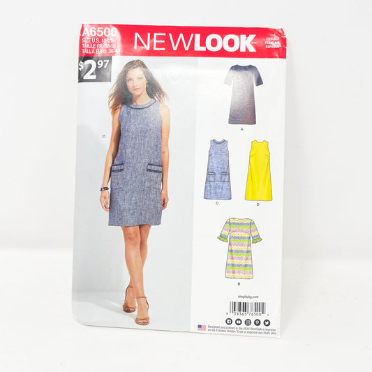 New Look A6500 Sewing Pattern - Dress (10-22)