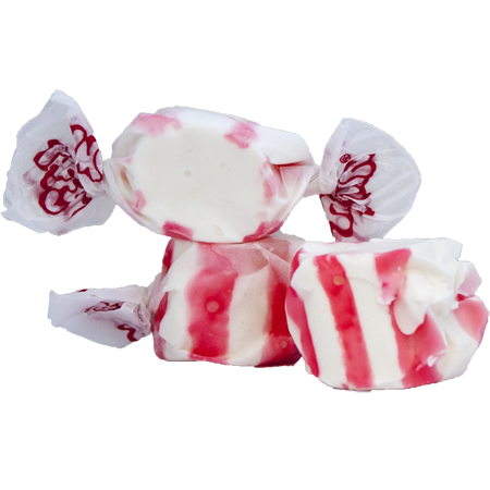 Peppermint Stick Taffy Town Taffy Jar