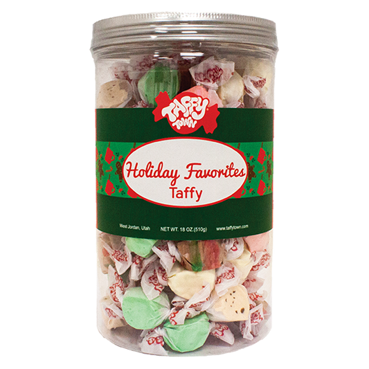 Holiday Favorites Taffy Town Taffy Jar