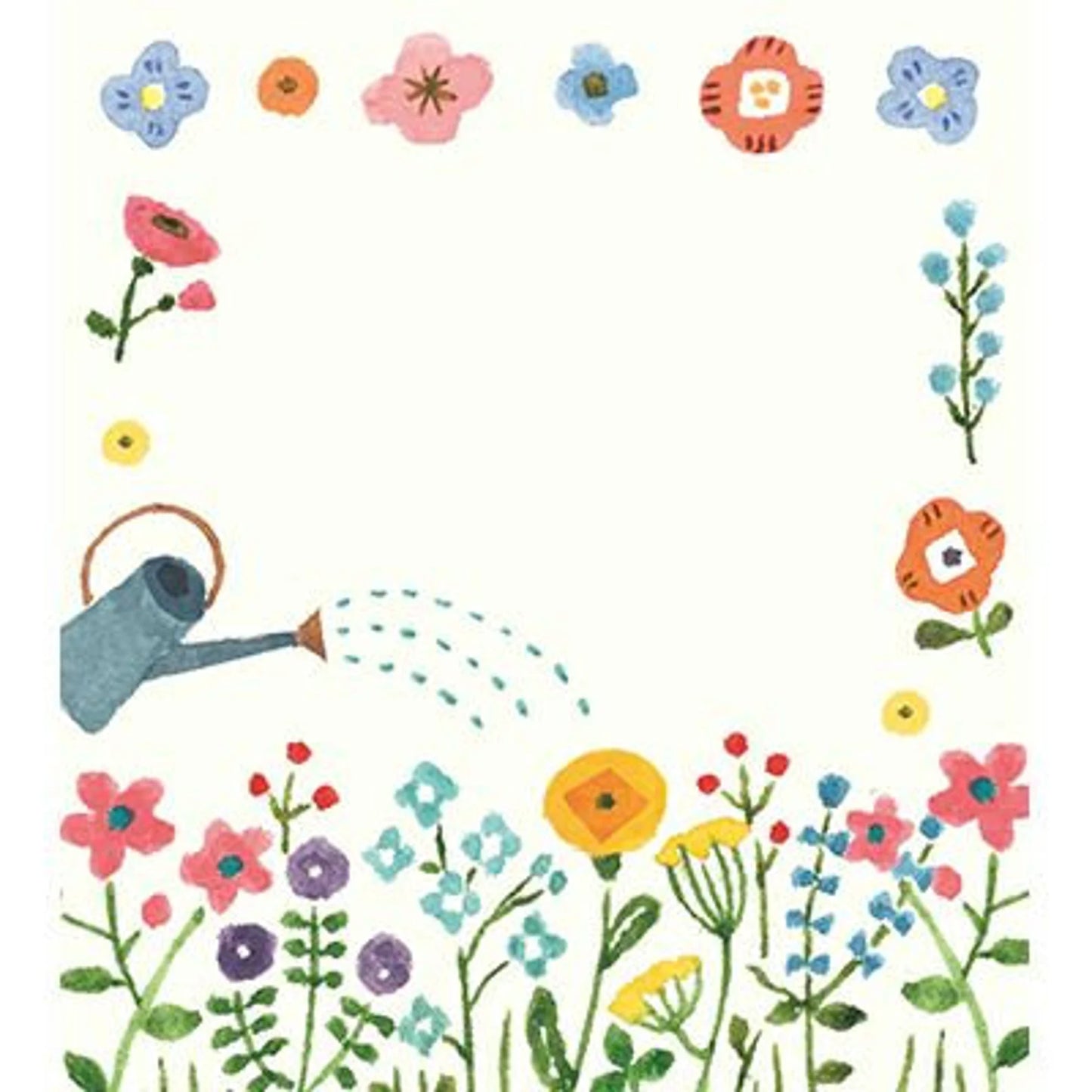 NEW // Furukawa Paper Works - Watashi Biyori 4 Designs Memo Pad - Flowers