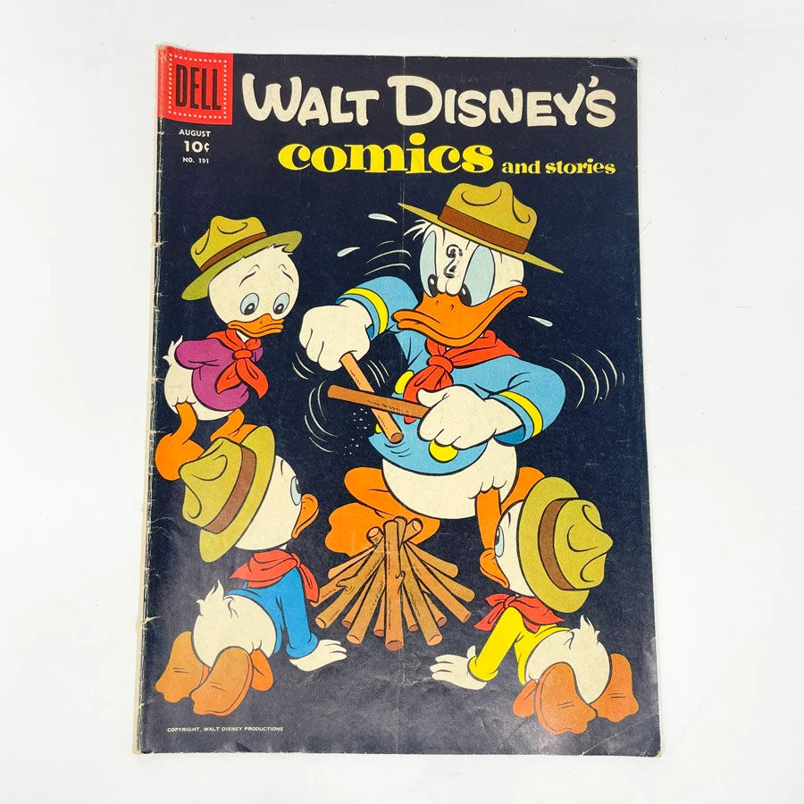 Walt Disney's Comics And Stories Comic Book #191 - Dell Comics - 1956