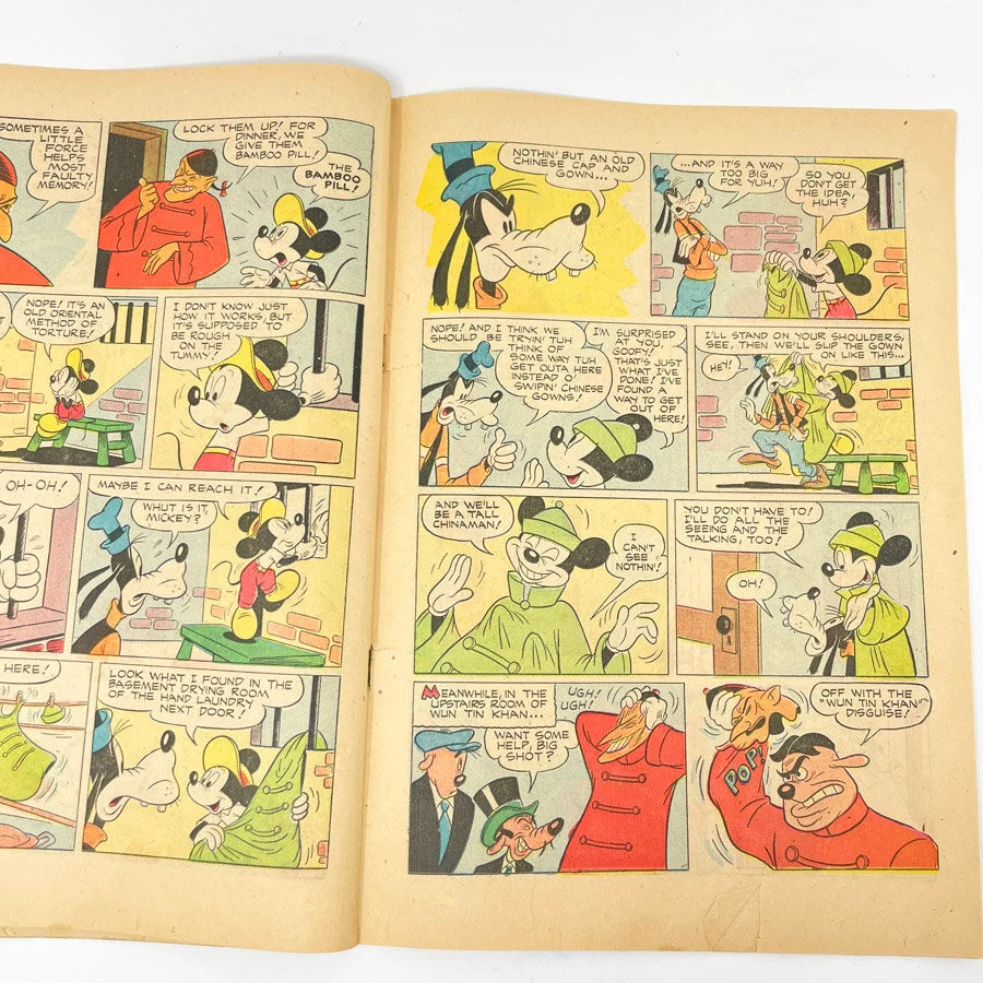 Walt Disney's Mickey Mouse and the Smuggled Diamond Comic Book #362 - Dell Comics - 1952