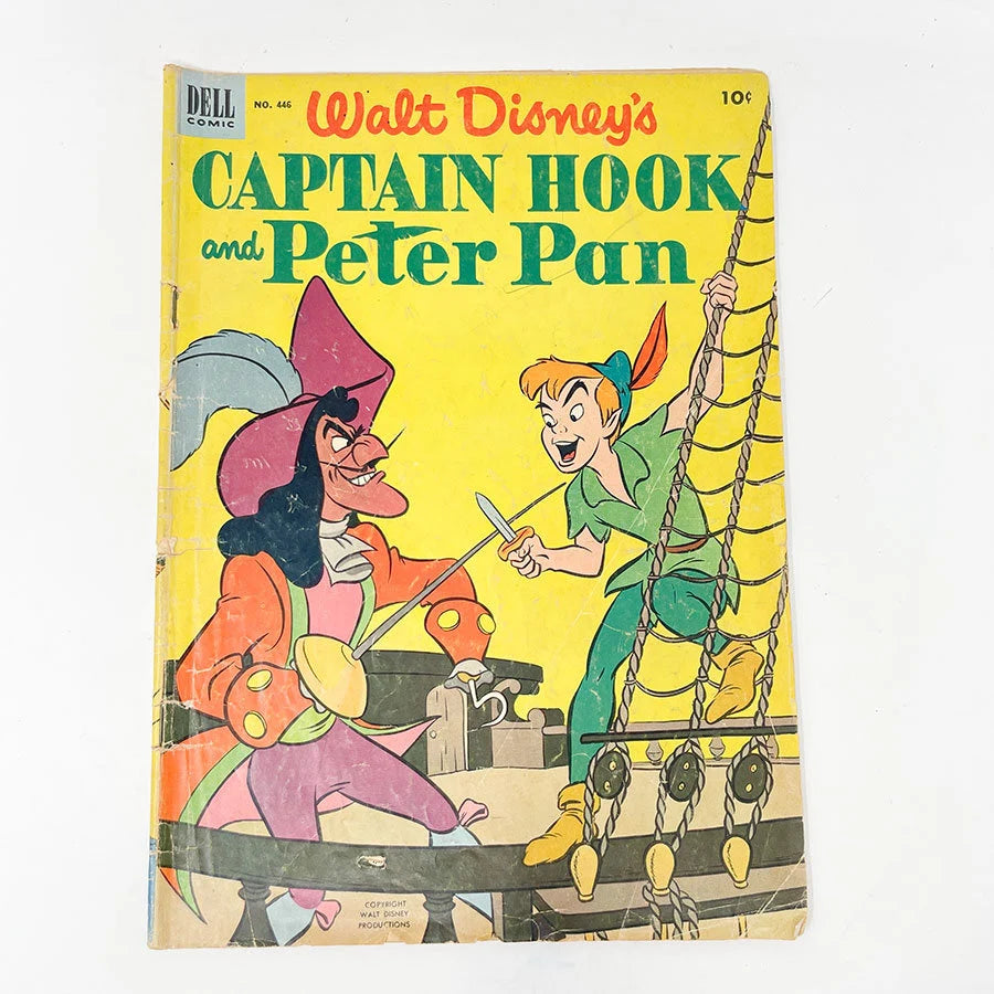 Walt Disney's Captain Hook and Peter Pan Comic Book #446 - Dell Comics - 1950