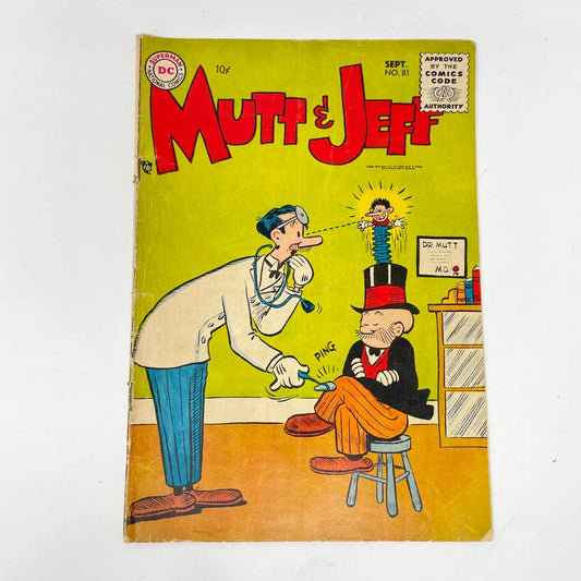 Mutt & Jeff Comic Book #81 - DC Comics - 1955