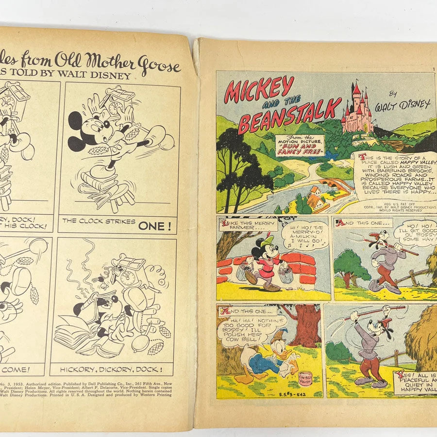 Walt Disney's Silly Symphonies Comic Book #3 - Dell Comics - 1953