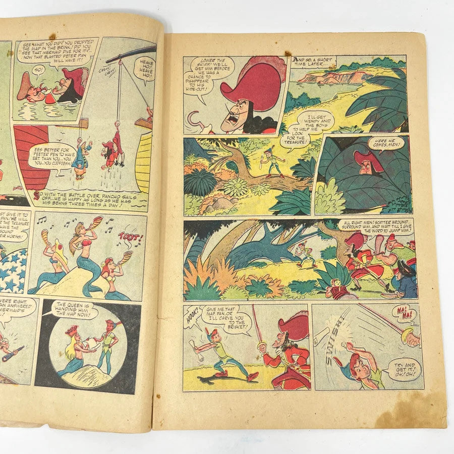 Walt Disney's Captain Hook and Peter Pan Comic Book #446 - Dell Comics - 1950