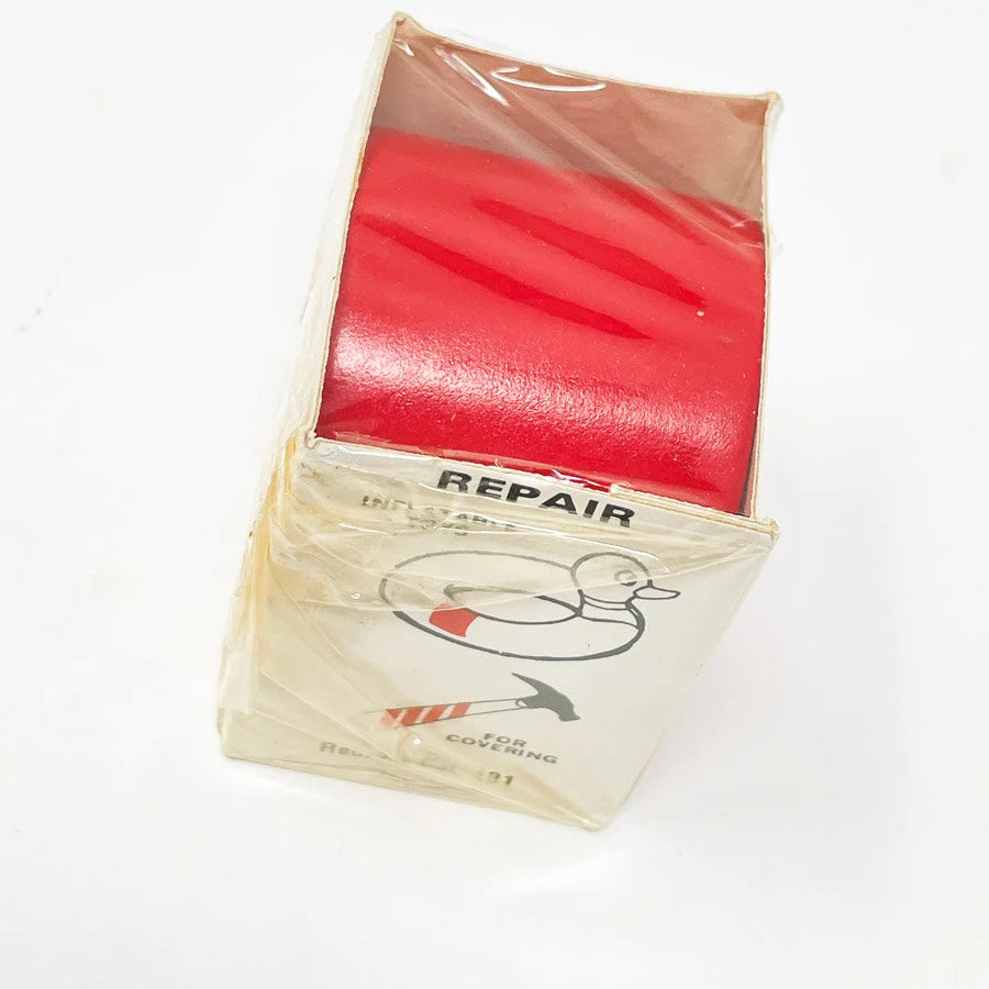 Vintage Scotch Brand Plastic Tape - Red