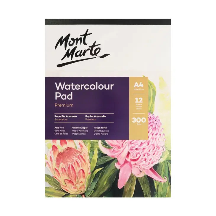 NEW // Watercolor Pad A4 - Mont Marte