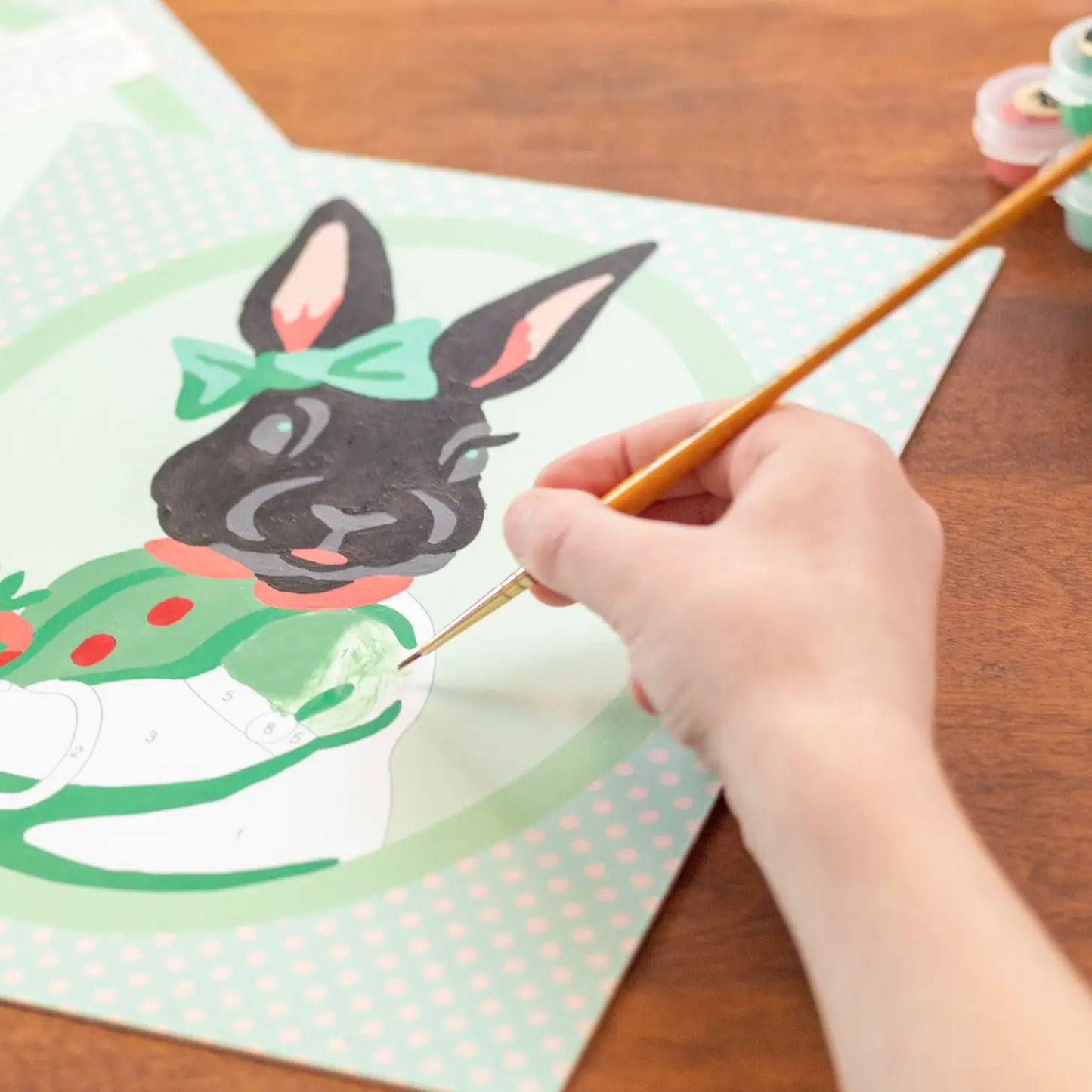 NEW // Bonnie Bunny Paint-by-Number Kit