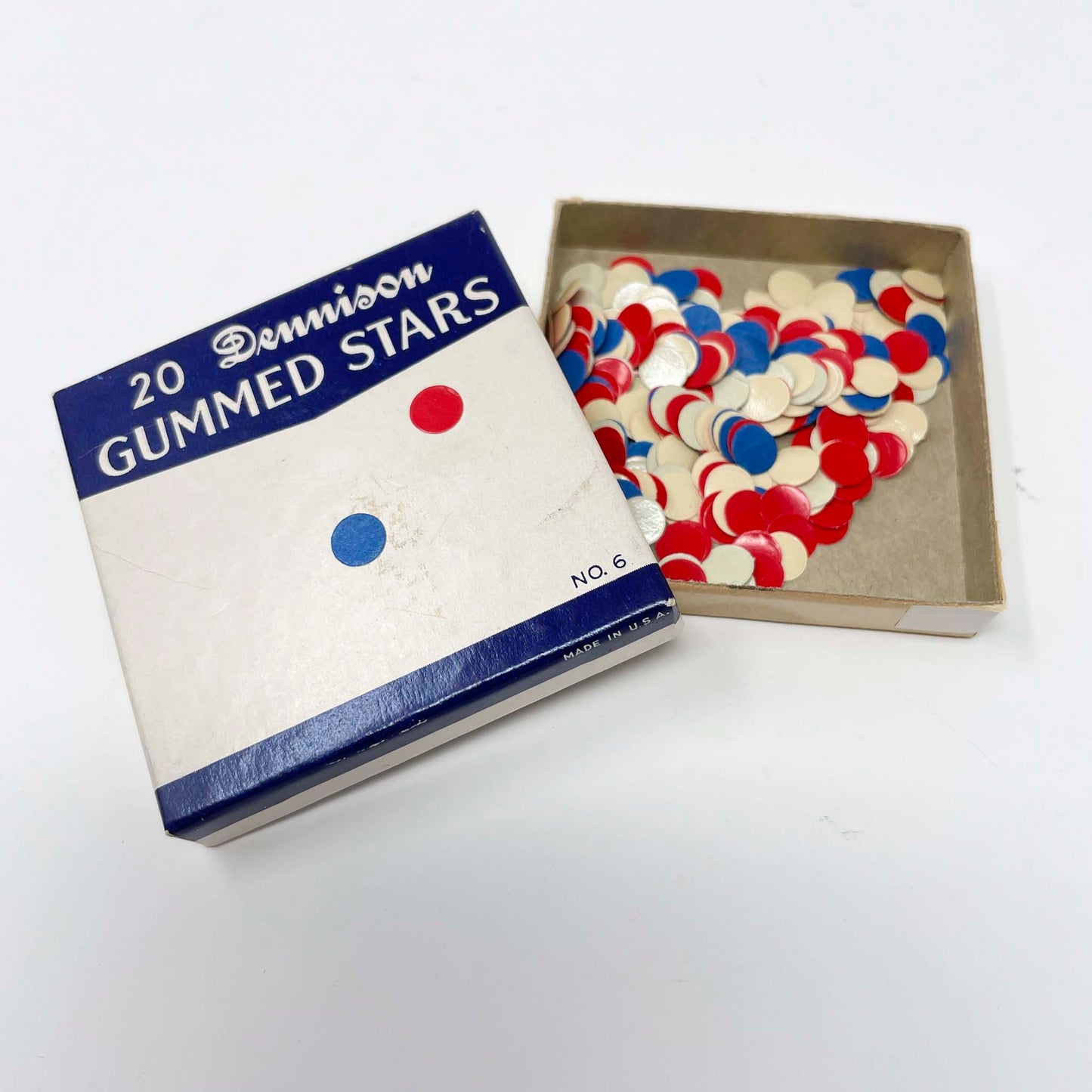 Vintage Dennison Gummed Stars