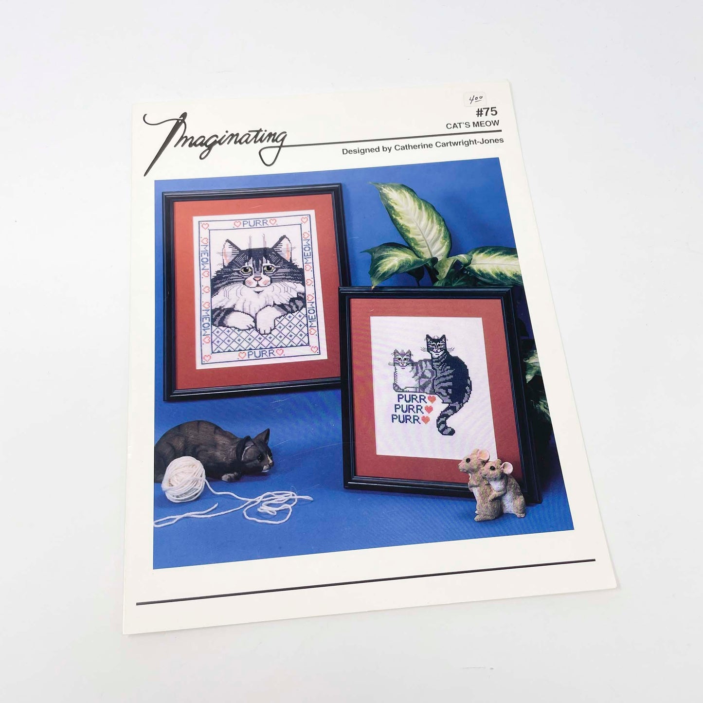 Imaginating Cat's Meow Cross Stitch Pattern