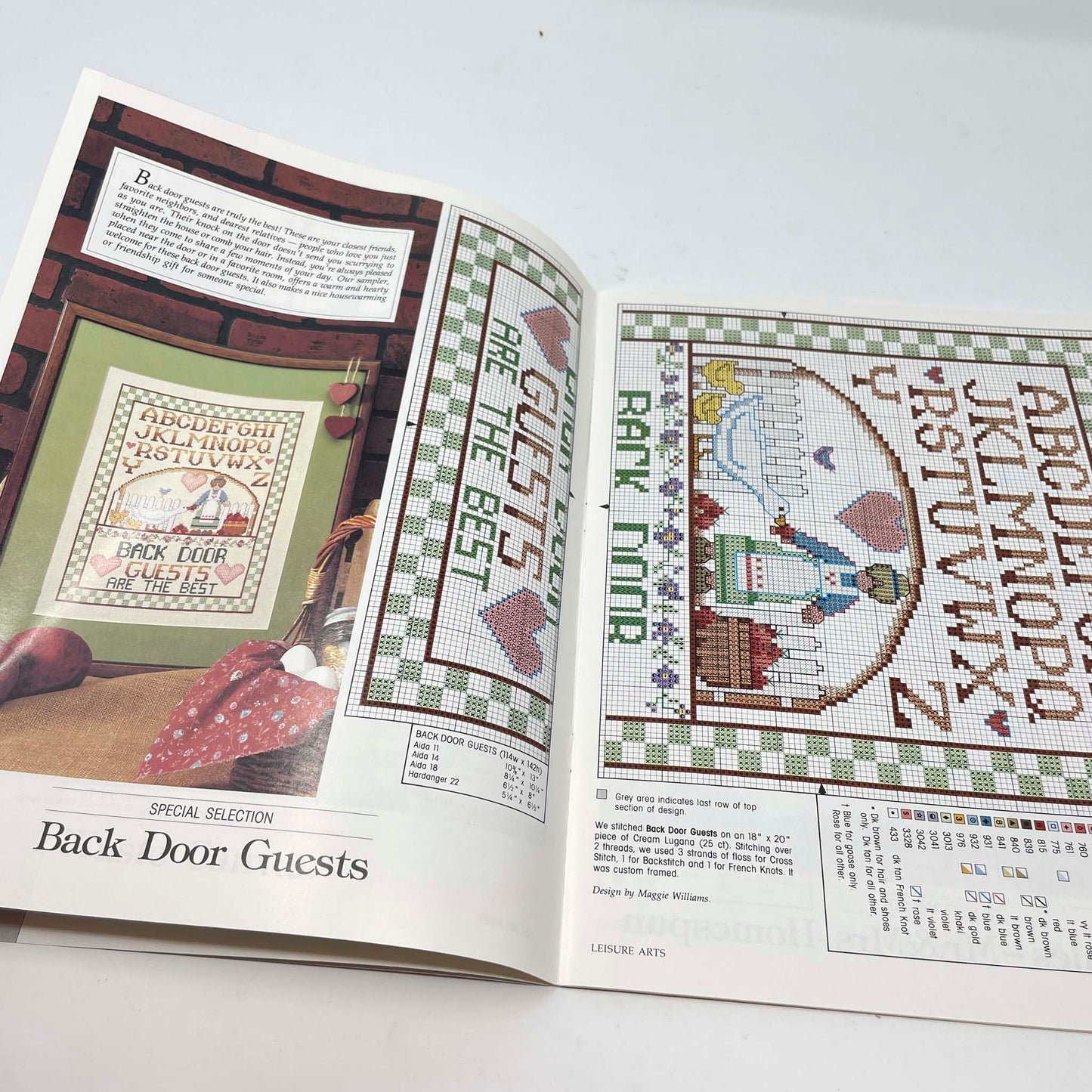 Leisure Arts Counted Cross Stitch & Knitting Pattern Books