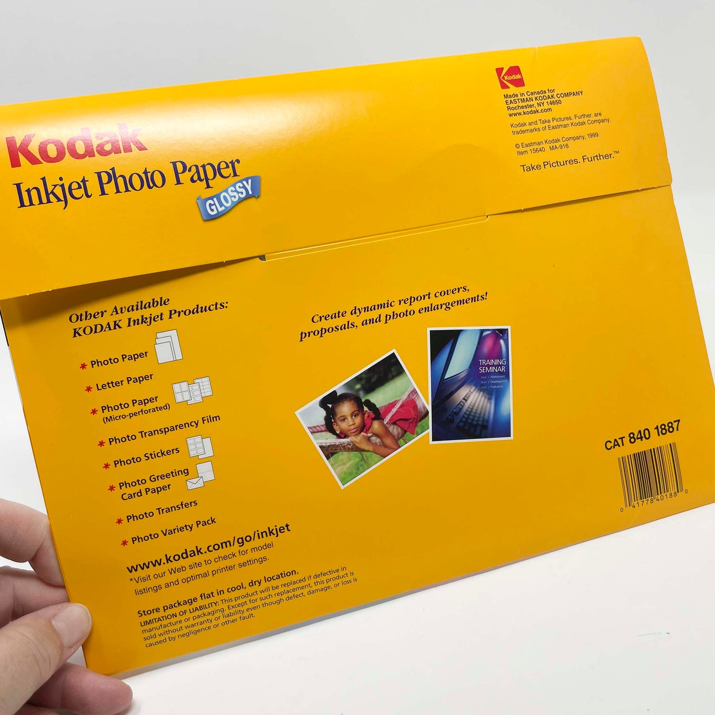 Kodak Inkjet Photo Paper - Glossy - 8.5" x 11"