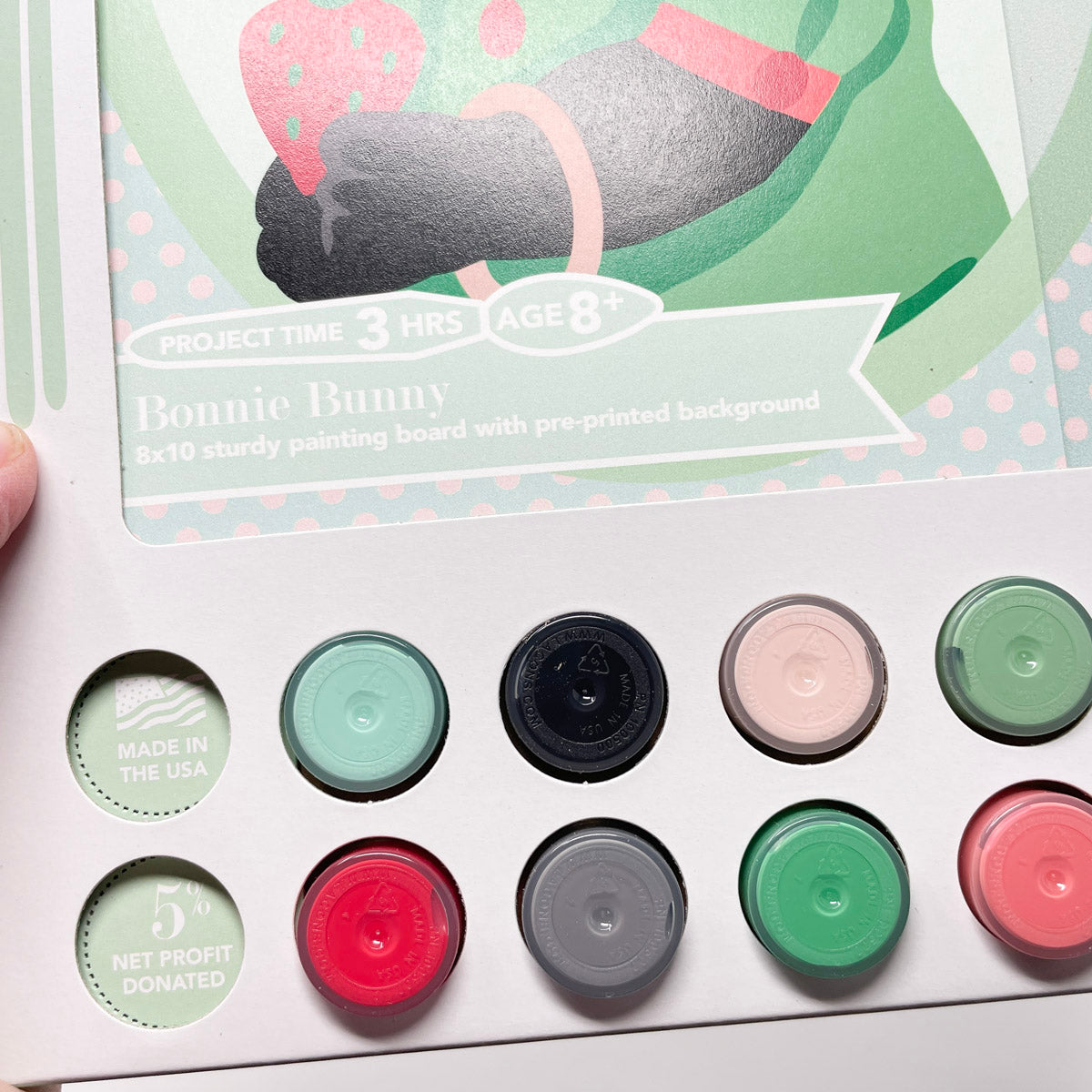 NEW // Bonnie Bunny Paint-by-Number Kit