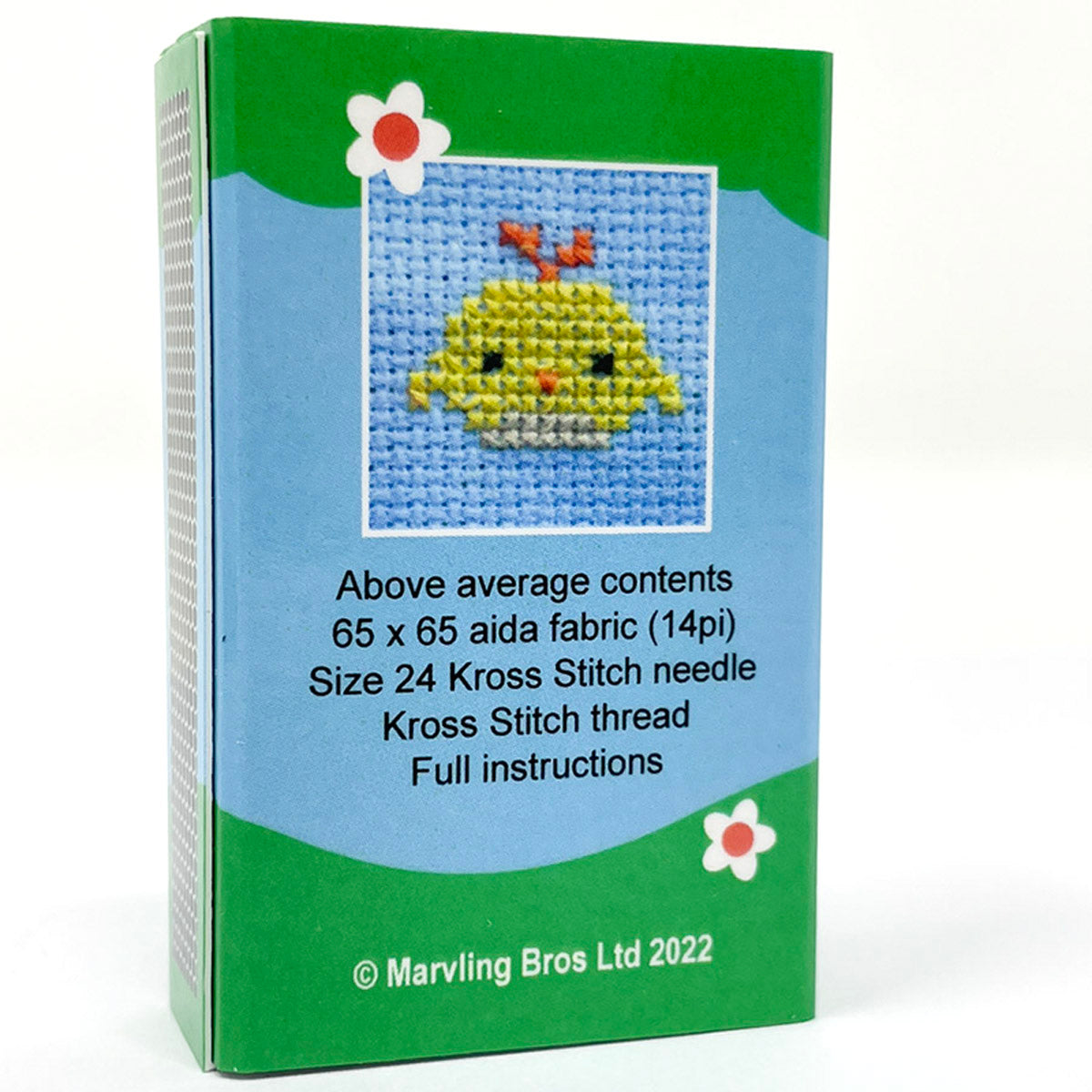 NEW // Kawaii Mini Cross Stitch Kit in a Matchbox