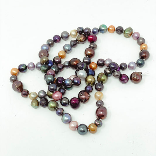 String of Metallic Finish Beads