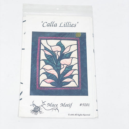 Mace Motif "Calla Lillies" Quilting Pattern