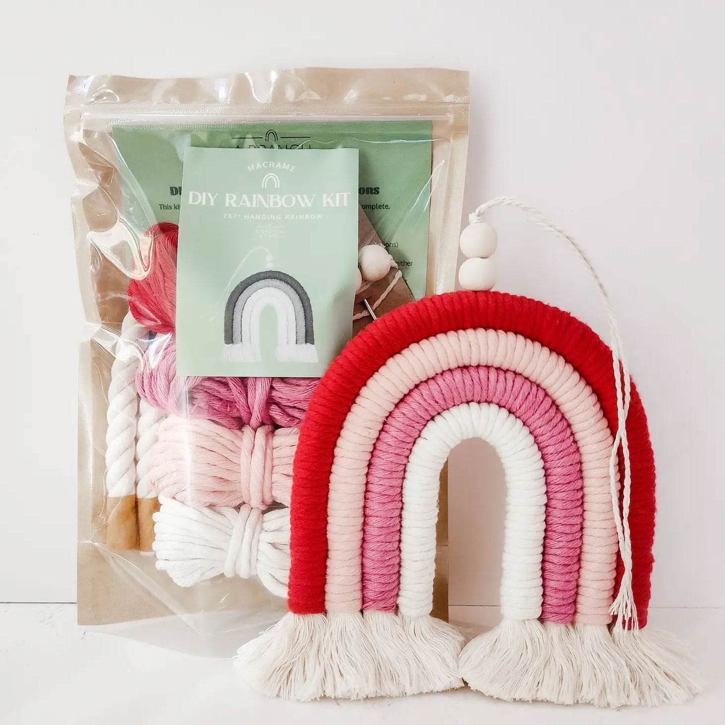 NEW // DIY Macrame Valentine Rainbow Kit